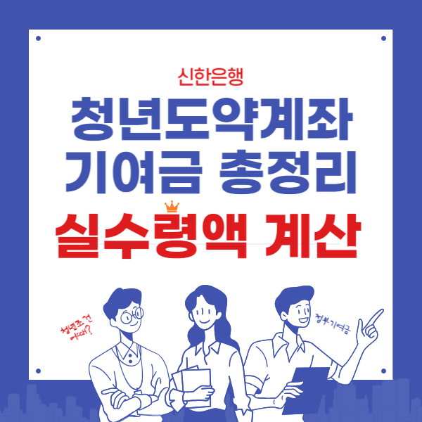 신한 청년도약계좌 조건 만기수령액과 중복가입-연6.0%