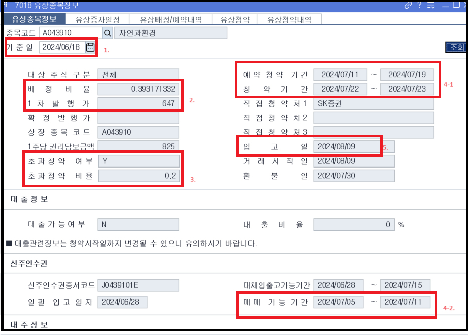 유상청약종목정보 총정리